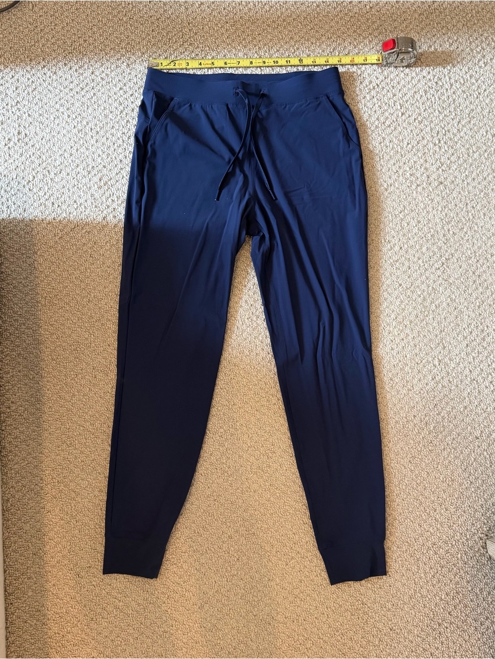 Women's Navy Drawstring Jogger Pants